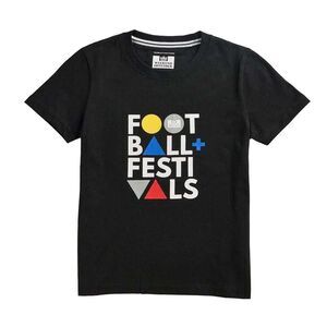 Weekend Offender Childrens/Kids Football Festival T-Shirt / Black